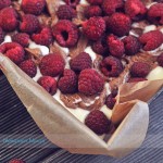 Oda do malin – Ciasto czekoladowe z masą sernikową i malinami